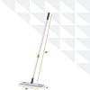 imageSuperio Miracle Mop Set Microfiber Flat Mop Wet and Dust Mop Best Mop for Vinyl Plank Hardwood Laminate Tile Flooring Wall with Aluminum Telescopic Handle and Velcro Microfiber Mop Pad GreyFull Mop