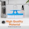 imageSuperio Nail Brush Cleaner with Handle  Durable Brush Scrubber To Clean Toes Fingernails Hand Scrubber All Surface Cleaning Blue Heavy Duty Scrub Brush Stiff Bristles Easy To Hold