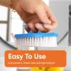imageSuperio Nail Brush Cleaner with Handle  Durable Brush Scrubber To Clean Toes Fingernails Hand Scrubber All Surface Cleaning Blue Heavy Duty Scrub Brush Stiff Bristles Easy To Hold