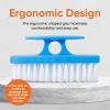 imageSuperio Nail Brush Cleaner with Handle  Durable Brush Scrubber To Clean Toes Fingernails Hand Scrubber All Surface Cleaning Blue Heavy Duty Scrub Brush Stiff Bristles Easy To Hold