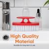 imageSuperio Nail Brush for Cleaning Fingernails Toe ampamp Foot  AllPurpose Stiff Scrub Brush for Home Kitchen Work  BlackRed