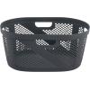 imageSuperio Perforated Plastic Laundry Basket 40 Liter Dotted Design Grey