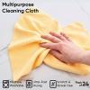 imageSuperio Pink Microfiber Cleaning Cloth for Cars Kitchen Bathroom 16x16 Miracle Cloth Lint Free Rags for Cleaning House Washable Reusable No Detergents Needed Scratch ampamp Streak Free 12 PackYellow