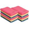 imageSuperio Pink Microfiber Cleaning Cloth for Cars Kitchen Bathroom 16x16 Miracle Cloth Lint Free Rags for Cleaning House Washable Reusable No Detergents Needed Scratch ampamp Streak Free 12 PackMulti Colored