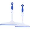 imageSuperio Rubber Squeegee 2 Pack Streak Free All Purpose Window Squeegee Comfort Grip Handle and Hanging Hook Red 10 Inch 2 PackBlue