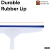 imageSuperio Rubber Squeegee 2 Pack Streak Free All Purpose Window Squeegee Comfort Grip Handle and Hanging Hook Red 10 Inch 2 PackBlue