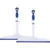 imageSuperio Rubber Squeegee 2 Pack Streak Free All Purpose Window Squeegee Comfort Grip Handle and Hanging Hook Red 10 Inch 2 PackBlue