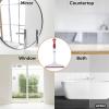 imageSuperio Rubber Squeegee 2 Pack Streak Free All Purpose Window Squeegee Comfort Grip Handle and Hanging Hook Red 10 Inch 2 PackBlue Red