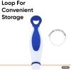 imageSuperio Rubber Squeegee 2 Pack Streak Free All Purpose Window Squeegee Comfort Grip Handle and Hanging Hook Red 10 Inch 2 PackBlue Red