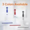 imageSuperio Rubber Squeegee 2 Pack Streak Free All Purpose Window Squeegee Comfort Grip Handle and Hanging Hook Red 10 Inch 2 PackGray