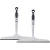imageSuperio Rubber Squeegee 2 Pack Streak Free All Purpose Window Squeegee Comfort Grip Handle and Hanging Hook Red 10 Inch 2 PackGray