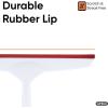 imageSuperio Rubber Squeegee 2 Pack Streak Free All Purpose Window Squeegee Comfort Grip Handle and Hanging Hook Red 10 Inch 2 PackRed