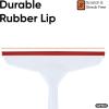 imageSuperio Rubber Squeegee 3 Pack Streak Free All Purpose Window Squeegee Comfort Grip Handle and Hanging Hook