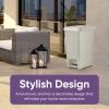 imageSuperio Slim Pedal Trash Can 16 Qt Soft Beige16 Gallon