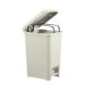 imageSuperio Slim Pedal Trash Can 16 Qt Soft Beige65 Gallon