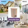 imageSuperio Slim Step On Trash Can Beige Waste Bin with Foot Pedal Lid 26 Liter Kitchen Under Desk Office Bedroom Bathroom 1 4 Gallon65 Gallon