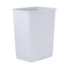 imageSuperio Small 25 Gallon Plastic Trash Can Waste Bin for Under Desk Office Bedroom Bathroom 10 Qt White Smoke1  Smoke