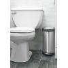 imageSuperio Stainless Steel 26 Gallon Garbage PailNarrow Small Trash Can with Lid for Bedroom Bathroom and Office
