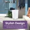 imageSuperio Superio Slim Pedal Trash Can 16 Qt White105