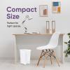 imageSuperio Superio Slim Pedal Trash Can 16 Qt White25