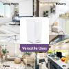 imageSuperio Superio Slim Pedal Trash Can 16 Qt White25