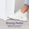 imageSuperio Superio Slim Pedal Trash Can 16 Qt White25 Gallon