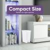 imageSuperio Superio Slim Pedal Trash Can 16 Qt White4 Gallon 2