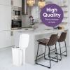 imageSuperio Superio Slim Pedal Trash Can 16 Qt White4 Gallon 2