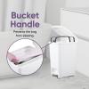 imageSuperio Superio Slim Pedal Trash Can 16 Qt White4 Gallon 2
