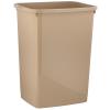imageSuperio 45 Gallon Plastic Trash Can Waste Bin for Home Kitchen Office Bedroom Bathroom 18 Qt Beige13 Gallon