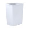 imageSuperio 45 Gallon Slim Plastic Trash Can  Medium Waste ampamp Recycle Bin Only for Under Desk Kitchen Cabinet Office Bedroom Bathroom Dorm Indoor ampamp Outdoor Use 18 Qt GreyWhite