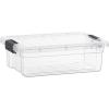 imageSuperio Clear Storage Box with Lid Plastic Container Bin for Organizing Stackable Crate BPA Free Non Toxic Odor Free Organizer for Home Office School and Dorm 20 Qt Deep1625x11x5