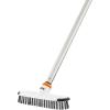 imageSuperio Deck Scrub Brush Head Heavy Duty Stiff Bristles Grout Scrubber with Scraper  Cleans Hot Tub Swimming Pool Granite Tiles Bathroom Patio Kitchen Wall and Deck Refill Brush Head54 Inches