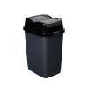imageSuperio Garbage Cans with Swing TopSplit Lids  Small Trash Cans with Lids  Durable Plastic  Slim ampamp Sturdy Trash Bin  Fingerprint Resistant  45 Gallon  19 qt  18 L  BlackGrey