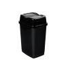 imageSuperio Garbage Cans with Swing TopSplit Lids  Small Trash Cans with Lids  Durable Plastic  Slim ampamp Sturdy Trash Bin  Fingerprint Resistant  45 Gallon  19 qt  18 L  BlackBlack