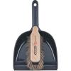 imageSuperio Handheld Comfort Grip Dustpan and Brush Set  Hand Broom with Swiss Natural Horsehair Bristles1pack