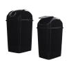 imageSuperio Kitchen Trash Can 13 Gallon with Swing Lid Plastic Tall Garbage Can Outdoor and Indoor Large 52 Qt Recycle Bin and Waste Basket for Home Office Garage Patio Restaraunt Black 1 Count9 Gallon