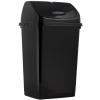 imageSuperio Kitchen Trash Can 13 Gallon with Swing Lid Plastic Tall Garbage Can Outdoor and Indoor Large 52 Qt Recycle Bin and Waste Basket for Home Office Garage Patio Restaraunt Black 1 Count13 Gallon