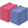 imageSuperio Microfiber Squeegee Mopping Towel Extra Large Miracle Cloth 16quotx24quot Streak Free Microfiber Floor ClothRag for Cleaning House Kitchen BathroomScratch FreeMulti Colored 24 Pack