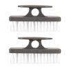 imageSuperio Nail Brush for Cleaning Fingernails Toe ampamp Foot  AllPurpose Stiff Scrub Brush for Home Kitchen Work  BlackGray
