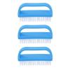 imageSuperio Nail Scrubber Brush Nail Brush for Cleaning Fingernails Hand and Toes Small Scrub Brush Hand Scrubber Fingernail Brush Cleaner with Handle Stiff Bristles 3 Pack3 Pack