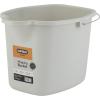 imageSuperio Plastic Bucket with Grip Handle 16 Liter Large Spout Cleaning Pail Grey Heavy Duty Bucket Home Floor Mopping Bath Car Wash Bowls for Camping FishingSoft Grey