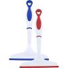 imageSuperio Rubber Squeegee 2 Pack Streak Free All Purpose Window Squeegee Comfort Grip Handle and Hanging Hook Red 10 Inch 2 PackBlue Red