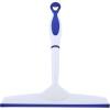 imageSuperio Rubber Squeegee Grey 10quot Streak Free All Purpose Window Squeegee Comfort Grip Handle and Hanging HookBlue