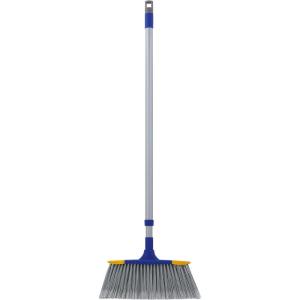 imageSlim Angle Broom Heavy Duty Broom Indoor Brom Outdoor Angle Broom with Extendable Handle Durable Collapsible Broom for Home Kitchen RV Travel Blue 1 Pack by SuperioBlue