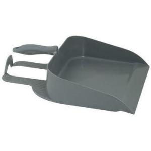 imageSuperio ClipOn Dustpan with Rubber Lip  10inch Wide Durable Plastic Dust Pan with Comfort Grip Handle Stepon Dustpan BlackGray