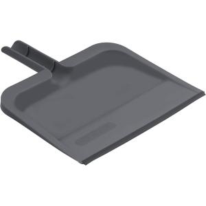 imageSuperio ClipOn Dustpan with Rubber Lip  10inch Wide Durable Plastic Dust Pan with Comfort Grip Handle White 1PackGray