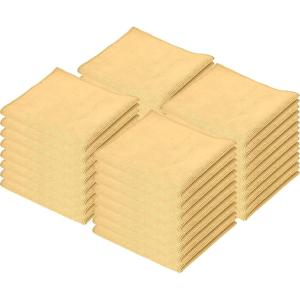 imageSuperio Microfiber Cleaning Cloth for Cars Kitchen Cleaning Rags for Housekeeping 12quot Absorbent Micro Fiber Towels for House Bathroom AllPurpose StreakFree lintFree Wash Cloths 24 Yellow
