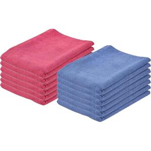 imageSuperio Microfiber Squeegee Mopping Towel Extra Large Miracle Cloth 16quotx 24quot Streak Free Microfiber Floor ClothRag for Cleaning House Kitchen BathroomScratch FreeMulti Colored 12 Pack