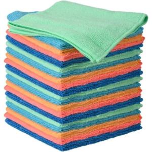 imageSuperio Microfiber Squeegee Mopping Towel Extra Large Miracle Cloth Streak Free Floor Cloth 20x30 House Kitchen Bathroom Car Multi Colored 12quotx12quot12x12